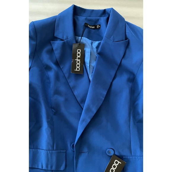 Co-ord Blue Skirt & Blazer Set NWT - Picture 5 of 11